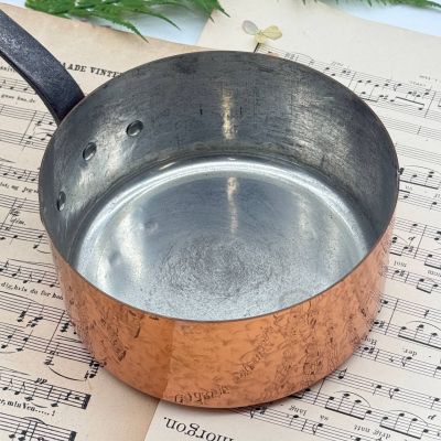 Ковш с ручкой 1,4 л Франция медь