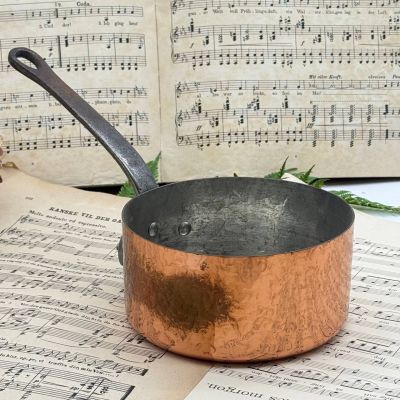 Ковш с ручкой 1 л Франция медь