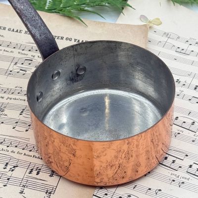 Ковш с ручкой 0.7 л Франция медь