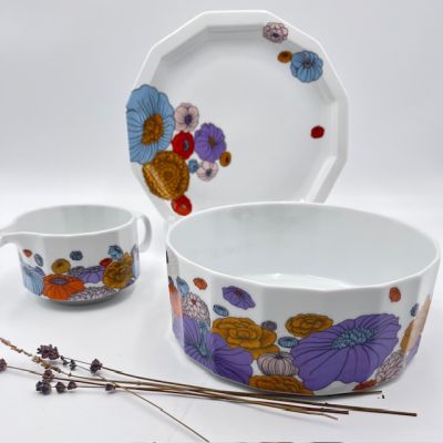 Салатник Rosenthal Polygon Patras 21 см 1960-1970 гг фарфор Германия