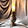 Лампа настольная Франция 49 см керамика латунь стекло 