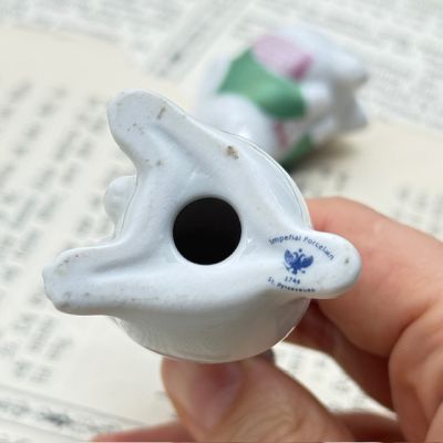 Статуэтка ИФЗ Кролик Хвостик 8 см фарфор