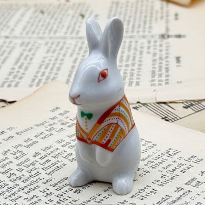 Статуэтка ИФЗ Кролик Хвостик 8 см фарфор