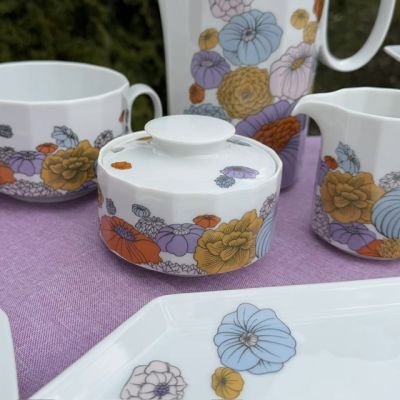 Сахарница Rosenthal Polygon Patras 10 см фарфор Германия нюанс