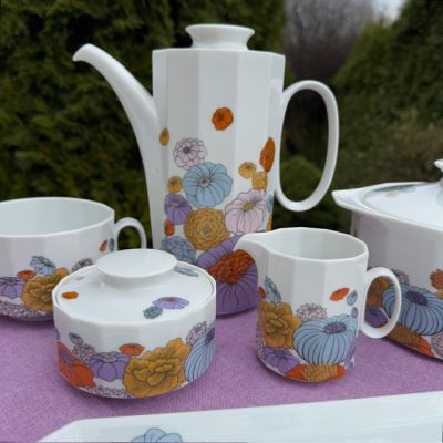 Блюдо поднос Rosenthal Polygon Patras 33 см 1960-1970 гг фарфор Германия