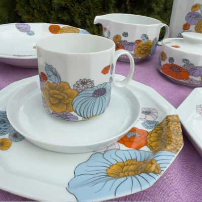 Блюдо поднос Rosenthal Polygon Patras 33 см 1960-1970 гг фарфор Германия