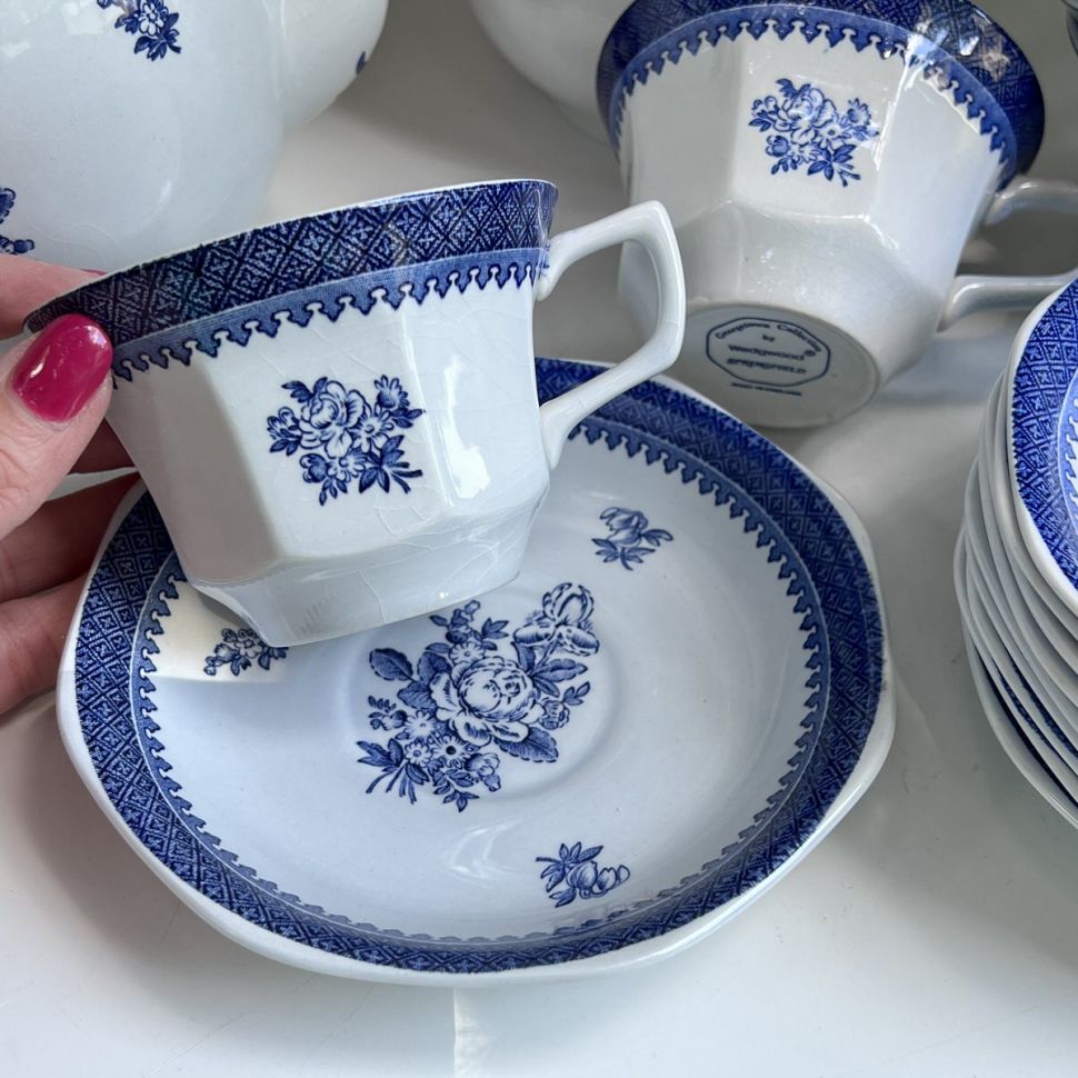 Чайная пара Wedgwood Springfield 180 мл Англия