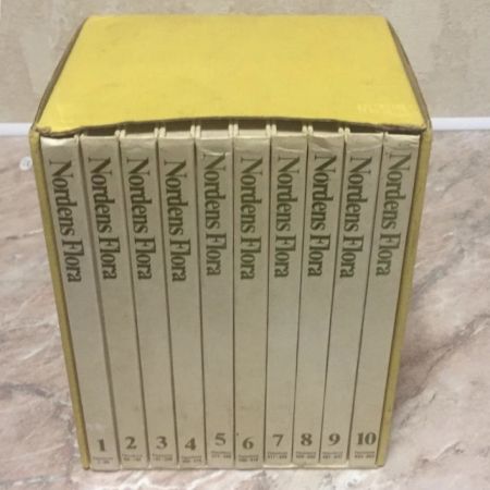 Nordens Flora, 10 томов, набор в коробке 