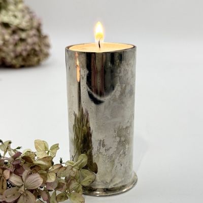 Подсвечник двусторонний 9 см мельхиор Франция