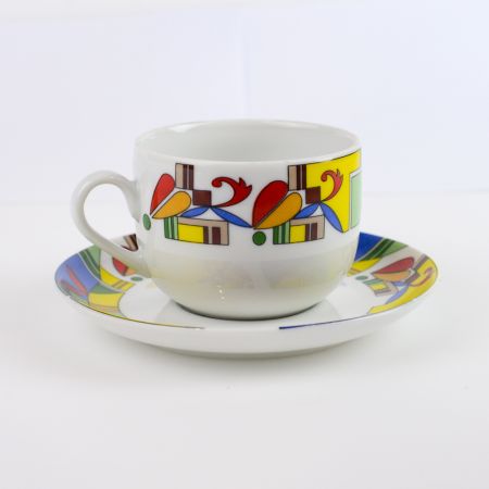 Чайная кофейная пара 200 мл Fine Royal Porcelain