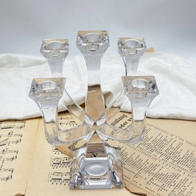 Подсвечник канделябр 15см хрусталь