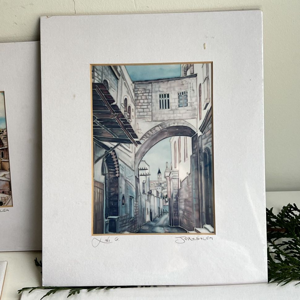 Репродукция Батик 22х27 см Израиль