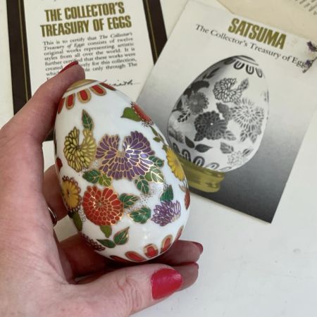 Яйцо декоративное Satsuma Franklin Mint Сацума
