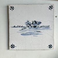 Плитка Голландская 13х13 см ручная роспись керамика