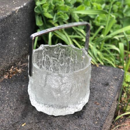 Ведерко ведро для льда Швеция хрусталь 13 см диаметр