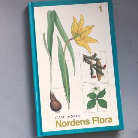 Книга Nordens Flora 1 том ботаническая энциклопедия 1985 г.