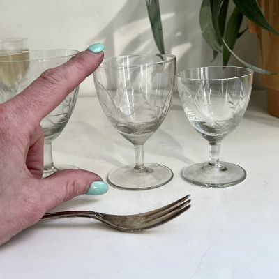 Рюмка 90 мл Колосок хрусталь