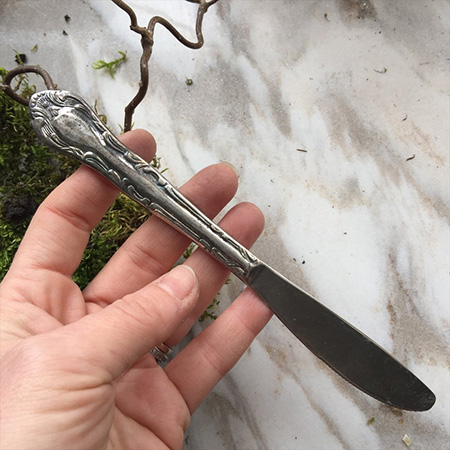 Нож столовый с коротким лезвием, Швеция