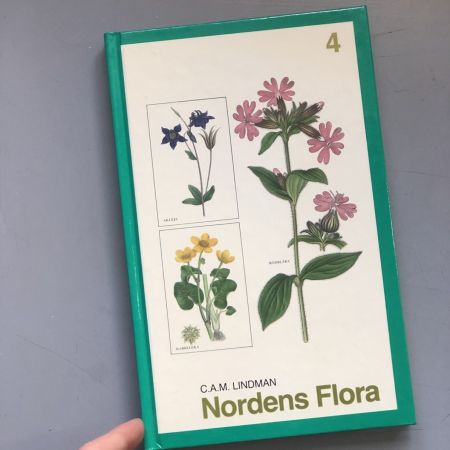 Книга Nordens Flora 4 том ботаническая энциклопедия 1985 г.