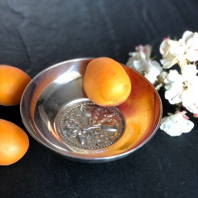 Фруктовница конфетница на ножках «Дубовый лист»