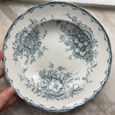 Тарелка глубокая 21 cm Anna Göteborg 19 век Швеция