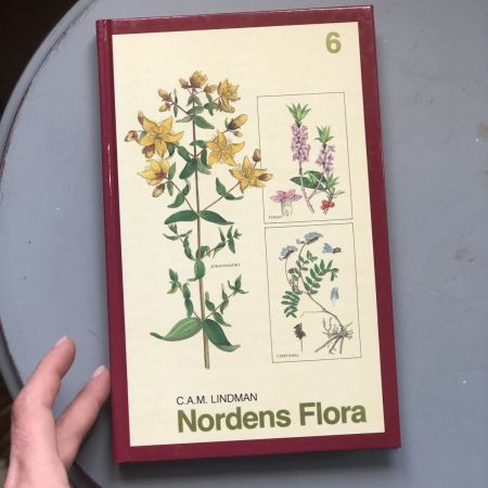 Книга Nordens Flora 6 том ботаническая энциклопедия 1986 г.