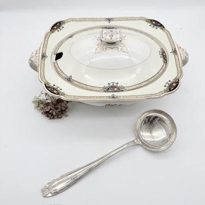 Половник 31 см серебрение Франция Ардеко