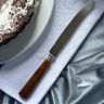 Нож столовый 24 см сталь бакелит Франция