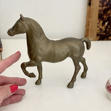 Статуэтка Лошадь 14 см латунь
