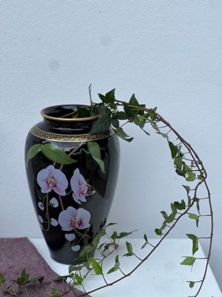 Ваза Franklin Mint орхидеи 26 см фарфор
