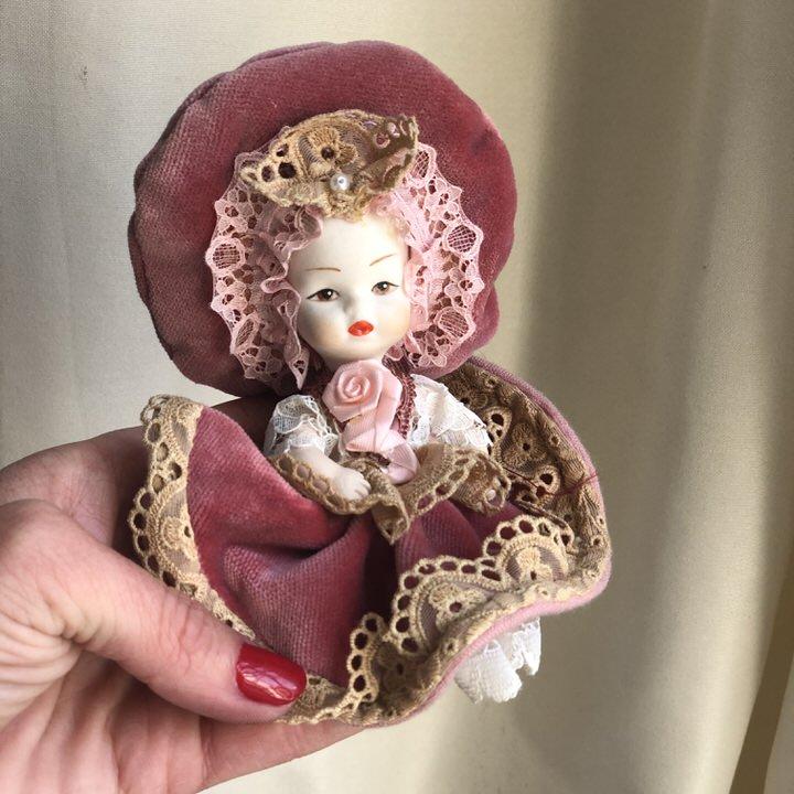 Кукла фарфоровая (без паспорта) 14 см. Goldina, Италия