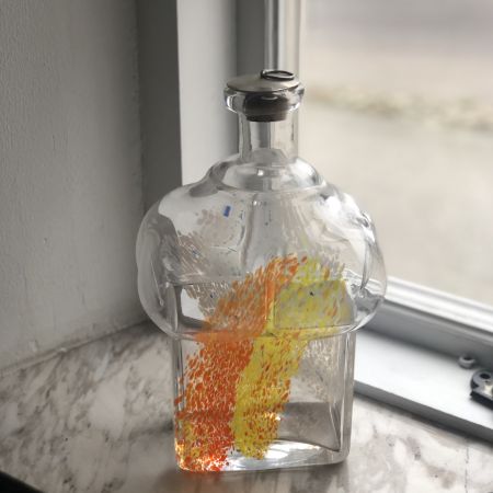 Штоф бутылка графин с формами хрусталь 