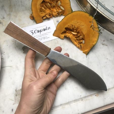 Нож лопатка с деревянной ручкой 26 см сталь