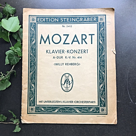 Ноты Моцарт Германия 18 листов