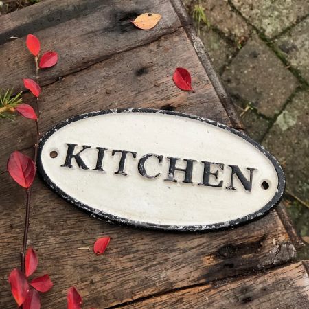 Табличка декоративная Kitchen металл