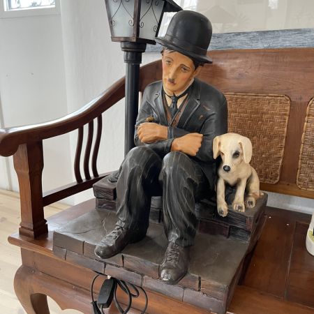 Лампа статуя Чарли Чаплин 55 см