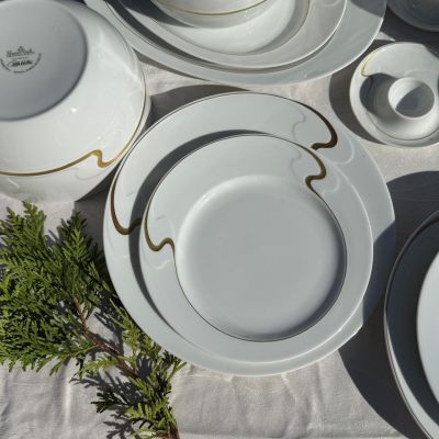 Тарелка Rosenthal Asimmetria 27 см Studio linie золочение Германия