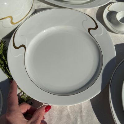 Тарелка Rosenthal Asimmetria 27 см Studio linie золочение Германия