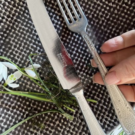 Нож столовый Solingen Garantie 23 см Германия