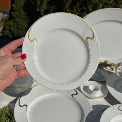 Тарелка Rosenthal Asimmetria 21 см Studio linie золочение Германия