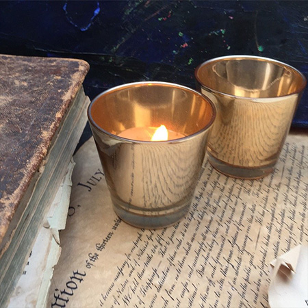 Подсвечник-стакан мини для греющей свечи
