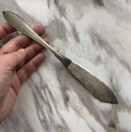 Нож рыбный мельхиор Silva
