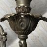 Бра настенное на 2 лампы 35 см бронза ренессанс Франция