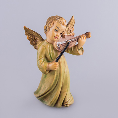 Ангел играющий на скрипке малый каучук Италия