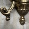 Бра настенное на 2 лампы 36 см бронза Ампир Франция 
