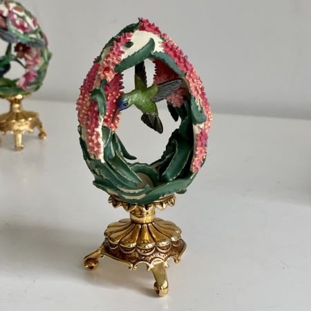 Яйцо Фаберже Колибри House of Faberge, Franklin Mint цветок коралловый люпин