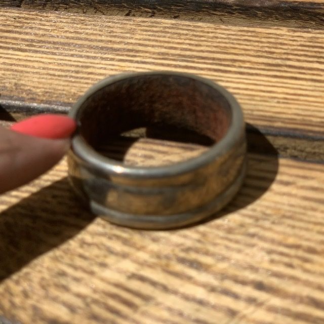 Кольцо для салфетки 4 см мельхиор