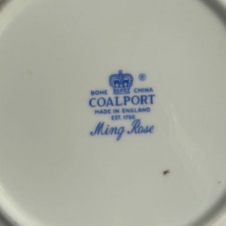 Кофейная пара Coalport Ming Rose 100 мл Англия 