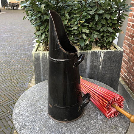 Тушитель зольник ведро для зонтов, оцинкованный крашеный металл