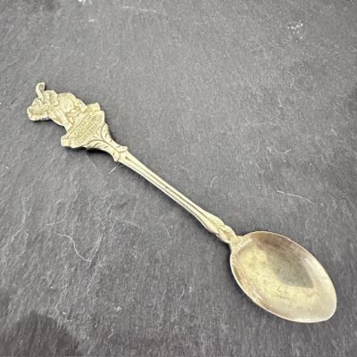 Ложка кофейная Слон 12 см мельхиор